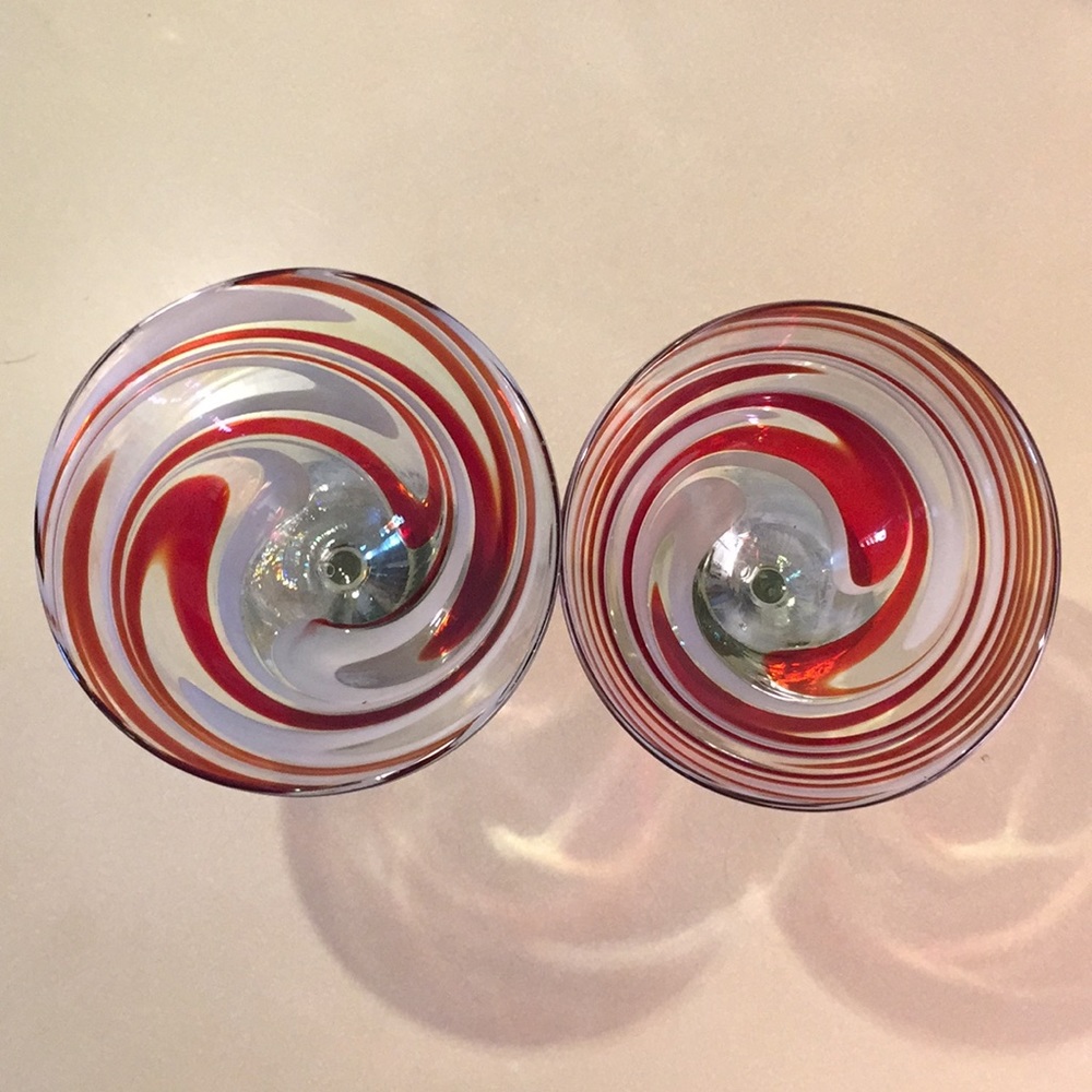 Handmade martini glass set - Picture 4 of 8